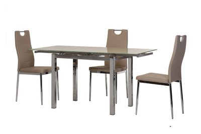 Обеденный стол T-231-8 темно-коричневый