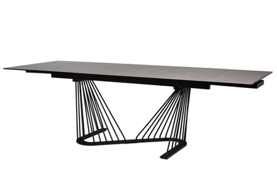 Керамический стол TML-900 аливери грей + черный